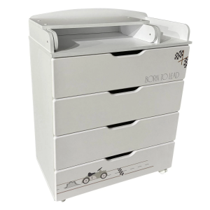 Комод детский с пеленальной доской Indigo Baby Line 800/4 ЛДСП, МДФ