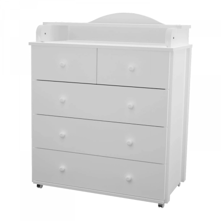 Комод Incanto NUVOLLA LUX 800/5 с широким откидным пеленальным столиком