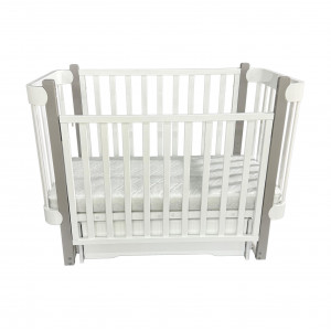 Детская кроватка Кедр ADELE 2 с ящиком поперечный маятник