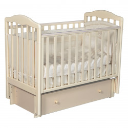 Кроватка детская Helen 3 New ящик, универсальный маятник, колесо