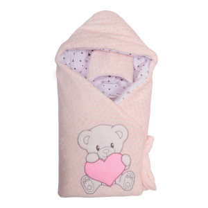 Комплект на выписку 5 предметов Alis МИШКА С СЕРДЦЕМ