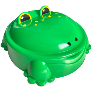 Песочница-бассейн ЛЯГУШКА с крышкой