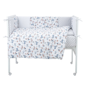 Комплект в кроватку 6 предметов Альма-Няня