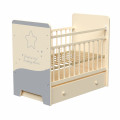 Кровать детская COSMIC (фигур.спин., маятник, ящик)