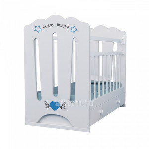 Кровать детская Little Heart, маятник, ящик