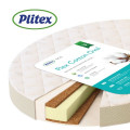 Матрац детский Plitex Flex Cotton Oval - 1250х750 мм