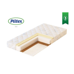 Матрац детский Plitex Eco Life - 1190х600х120 мм