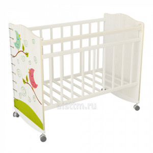 Кровать детская Морозко колесо качалка