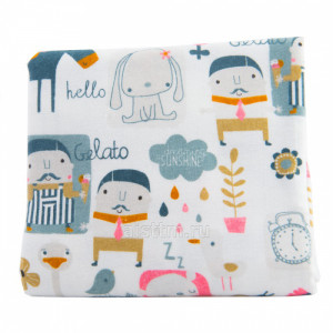 Пеленка фланель с рисунком