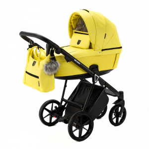 Коляска 3 в 1 Adamex BELISSA Deluxe 100% Экокожа