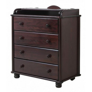 Комод детский КО-2003-3 "Иришка" с декором Мишка на луне