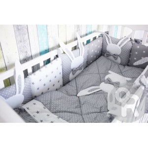 Комплект белья в кроватку 5 предметов Топотушки Зайка