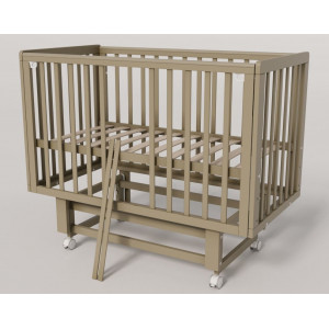 Кровать детская Incanto PAPI EXCLUSIVE съемная передняя стенка , продольный маятник + колеса