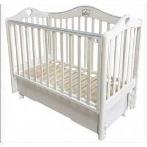 Кроватка детская Кедр Дарина 3 универсальный маятник, ящик (Karolina 8)