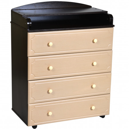 Комод детский Кедр Victoria 804  МДФ венге-слоновая кость