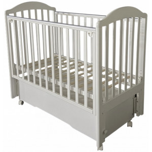 Кроватка детская Emily 1 New универсальный маятник, ящик, колесо