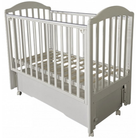Кроватка детская Emily 1 New универсальный маятник, ящик, колесо