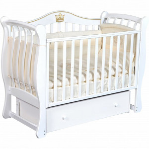 Кроватка детская Bella 2 универсальный маятник, белый