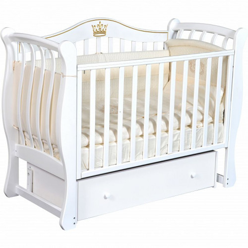 Кроватка детская Bella 2 универсальный маятник, белый