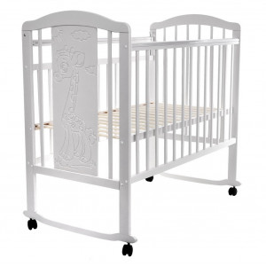 Кровать детская Pituso Noli (колесо-качалка), серый