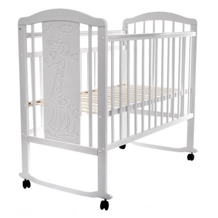 Кровать детская Pituso Noli (колесо-качалка), серый