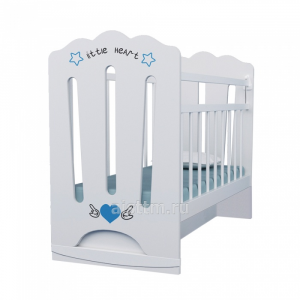 Кровать детская LITTLE HEART колесо-качалка, маятник