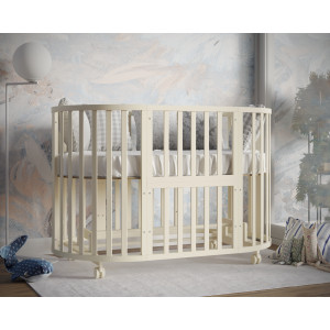 Кровать детская Incanto Северная Звезда 9 в 1 поперечный маятник-колесо