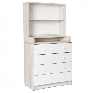Детский комод BEBIZARO BRISTOL пеленальный (4 ящика)