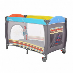 PITUSO Манеж-кровать Granada,2 уровня,лаз на молнии,2 колеса,120*60 см