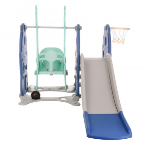 Горка-Комплекс Ракета (горка, качели, баскет.кольцо)