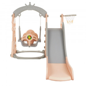 Горка-Комплекс Замок (горка, качели) (звук) 