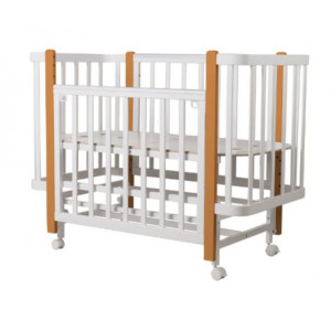 Кровать детская Indigo Bella продольный маятник на колесах