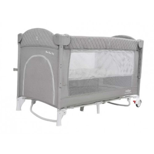 Кровать-манеж Indigo BON-BON TOY c маятником