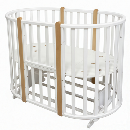 Кроватка детская Фиалка поперечный маятник, колесо
