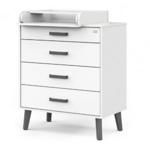 Комод Атон GALL NERO ЛДСП 800/4 с органайзером