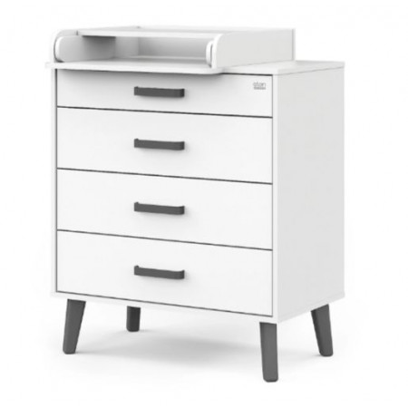 Комод Атон GALL NERO ЛДСП 800/4 с органайзером