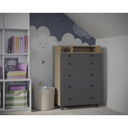 Комод пеленальный INCANTO OSKAR 800/4