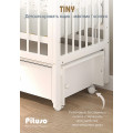 PITUSO Кровать детская TINY ящик-маятник/колесо 