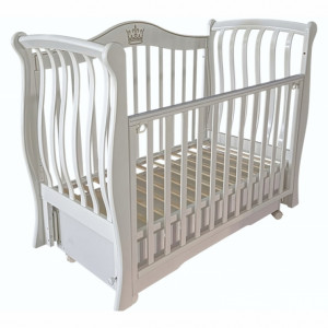 Кроватка детская Bella 2 NEW универсальный маятник,колесо