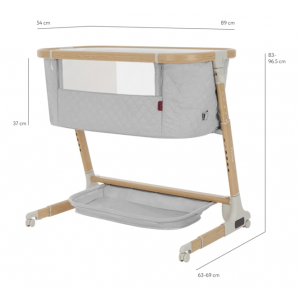 Приставная кроватка Carrello Prima Plus