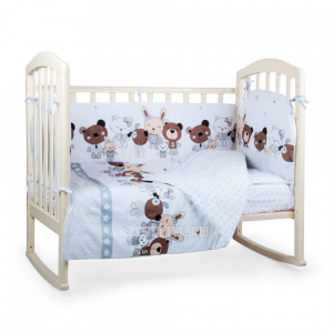 Комплект в кроватку 6 предметов "Лучшие друзья" 