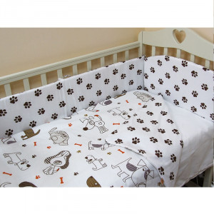 Комплект в кроватку "Лапки" 3 пр.