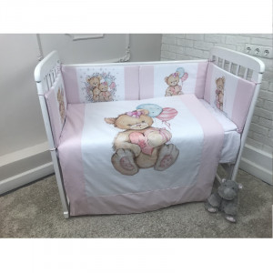 Комплект в кроватку "Воздушный шарик" 6 пр., печать