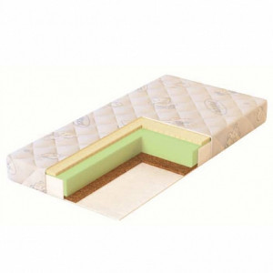 Матрас в кроватку PLITEX Eucalypt Comfy - 119x60x11см