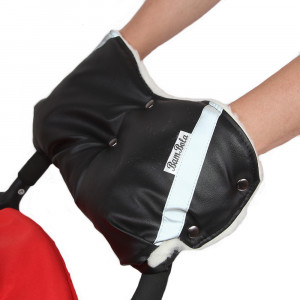 BAMBOLA Муфта для коляски (шерстяной мех+Экокожа)