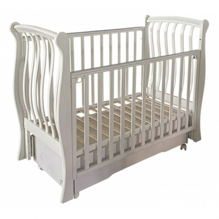 Кроватка детская Viola 3 ящик универсальный маятник,колесо