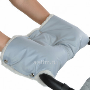 Муфта Карапуз для рук на коляску (мех)