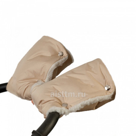 Муфта Карапуз рукавички для рук на коляску (мех)